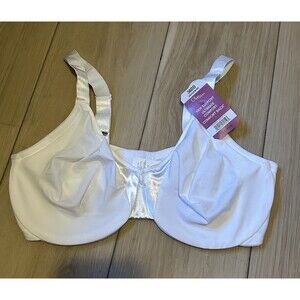 NWT OLGA Warners Side Support Ultimate Comfort BRA Underwire GK5006O White 38DD